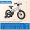 Silver High Carbon Steel Kids Bike with Dual Brakes and Reflectors